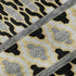 8' X 10' Charcoal Ivory And Copper Ikat Washable Area Rug With UV Protection