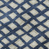 5' X 8' Blue And Ivory Geometric Washable Area Rug With UV Protection