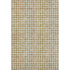 5' X 8' Gold And Ivory Geometric Washable Area Rug With UV Protection