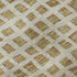 5' X 8' Gold And Ivory Geometric Washable Area Rug With UV Protection