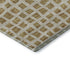 8' X 10' Gold And Ivory Geometric Washable Area Rug With UV Protection