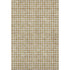 8' X 10' Gold And Ivory Geometric Washable Area Rug With UV Protection