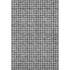 5' X 8' Graphite And Silver Geometric Washable Area Rug With UV Protection