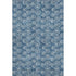 5' X 8' Blue And Ivory Polka Dot Washable Area Rug With UV Protection