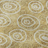 5' X 8' Gold And Ivory Polka Dot Washable Area Rug With UV Protection