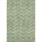 5' X 8' Green And Ivory Polka Dot Washable Area Rug With UV Protection