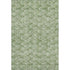 5' X 8' Green And Ivory Polka Dot Washable Area Rug With UV Protection