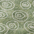 5' X 8' Green And Ivory Polka Dot Washable Area Rug With UV Protection