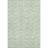 5' X 8' Mint Green And Ivory Polka Dot Washable Area Rug With UV Protection