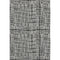 8' X 10' Black And Ivory Striped Washable Area Rug With UV Protection