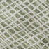 8' Green And Ivory Striped Washable Round Rug With UV Protection