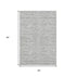 5' X 8' Gray And Silver Geometric Washable Area Rug With UV Protection