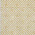 5' X 8' Gold And Ivory Geometric Washable Area Rug With UV Protection
