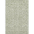 8' X 10' Artichoke Green And Ivory Geometric Washable Area Rug With UV Protection