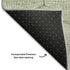 8' X 10' Artichoke Green And Ivory Geometric Washable Area Rug With UV Protection