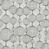 5' X 8' Graphite And Silver Geometric Washable Area Rug With UV Protection