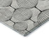 9' X 12' Graphite And Silver Geometric Washable Area Rug With UV Protection
