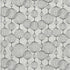 9' X 12' Graphite And Silver Geometric Washable Area Rug With UV Protection