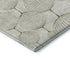 8' X 10' Green And Beige Geometric Washable Area Rug With UV Protection