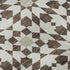 5' X 8' Brown And Ivory Geometric Washable Area Rug With UV Protection