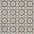5' X 8' Brown And Ivory Geometric Washable Area Rug With UV Protection