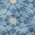8' X 10' Denim Blue And Ivory Geometric Washable Area Rug With UV Protection
