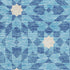 8' X 10' Denim Blue And Ivory Geometric Washable Area Rug With UV Protection