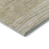 8' X 10' Beige And Brown Striped Washable Area Rug With UV Protection