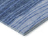 5' X 8' Blue And Gray Striped Washable Area Rug With UV Protection