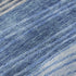 8' X 10' Blue And Gray Striped Washable Area Rug With UV Protection