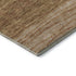 8' X 10' Terra Cotta Gray And Beige Striped Washable Area Rug With UV Protection
