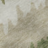 5' X 8' Green And Beige Striped Washable Area Rug With UV Protection