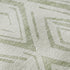 8' X 10' Artichoke Green And Ivory Diamond Washable Area Rug With UV Protection