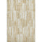 8' X 10' Gold Ivory And Beige Abstract Washable Area Rug With UV Protection