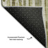 8' X 10' Olive Green Brown And Ivory Abstract Washable Area Rug With UV Protection