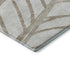 9' X 12' Beige And Brown Floral Washable Area Rug With UV Protection