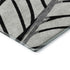 5' X 8' Black And Beige Floral Washable Area Rug With UV Protection