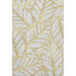 5' X 8' Gold And Beige Floral Washable Area Rug With UV Protection