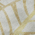 5' X 8' Gold And Beige Floral Washable Area Rug With UV Protection
