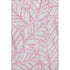 5' X 8' Pink And Beige Floral Washable Area Rug With UV Protection