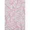 8' X 10' Pink And Beige Floral Washable Area Rug With UV Protection