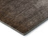 5' X 8' Chocolate And Ivory Abstract Washable Area Rug With UV Protection