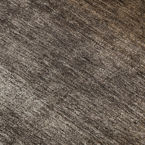 5' X 8' Chocolate And Ivory Abstract Washable Area Rug With UV Protection