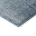 9' X 12' Denim Blue And Ivory Abstract Washable Area Rug With UV Protection