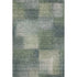 8' X 10' Olive Green Ivory And Gray Abstract Washable Area Rug With UV Protection