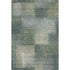 8' X 10' Olive Green Ivory And Gray Abstract Washable Area Rug With UV Protection