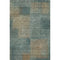 8' X 10' Teal And Brown Abstract Washable Area Rug With UV Protection