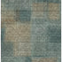 8' X 10' Teal And Brown Abstract Washable Area Rug With UV Protection
