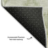 8' X 10' Artichoke Green And Ivory Ikat Washable Area Rug With UV Protection