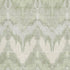 8' X 10' Artichoke Green And Ivory Ikat Washable Area Rug With UV Protection